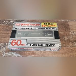 1980's VINTAGE Tone Master Cassette Tape Low Noise - Brand New in Packaging